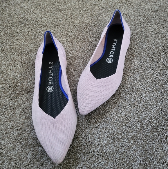 Rothy's The Point in Blush W10 - Picture 1 of 4